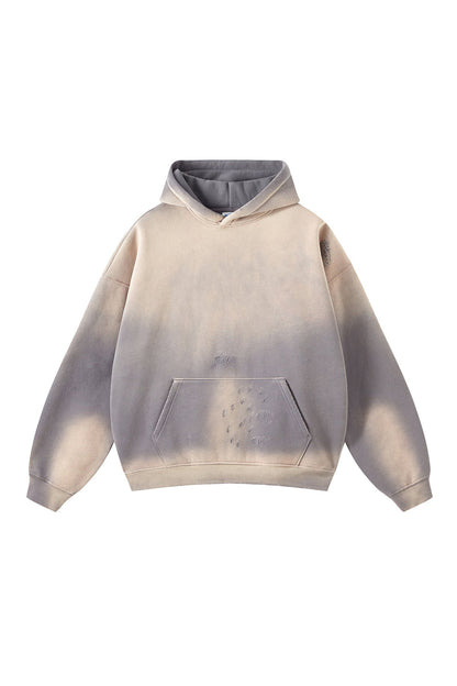 360GSM Sun Fade Distressed Washed Hoodie