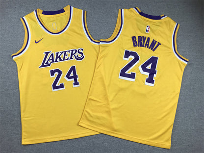Youth Kobe Bryant Los Angeles Lakers #24  Embroidered  Jersey