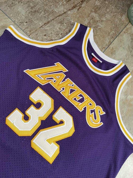 Magic Johnson Los Angeles Lakers Throwback Jersey