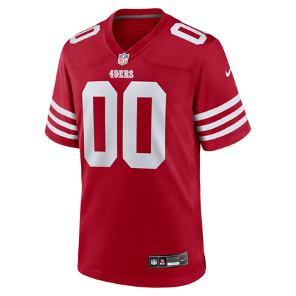 Custom San Francisco 49ers Red Game Jersey