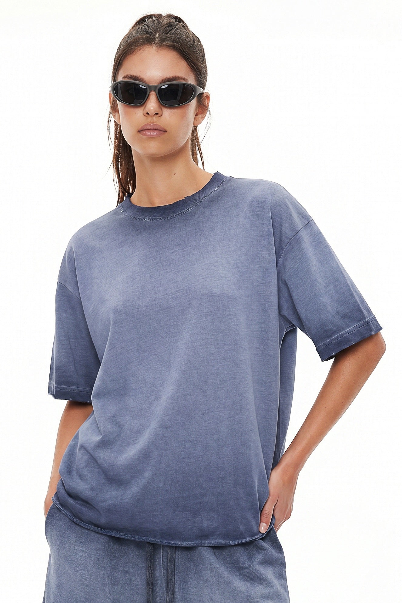 275GSM Distressed Sun Fade Tee