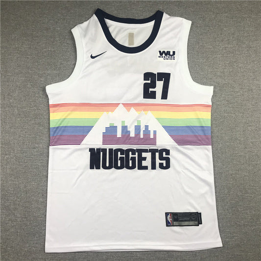 Denver Nuggets Jamal Murray #27 City Edition ！ Embroidered Jersey