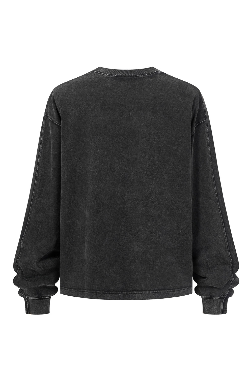 285GSM Contrast Long Sleeve Pigment Dyed Tee