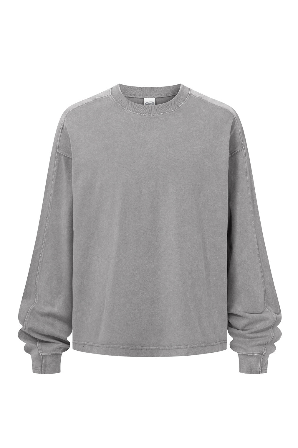 285GSM Contrast Long Sleeve Pigment Dyed Tee