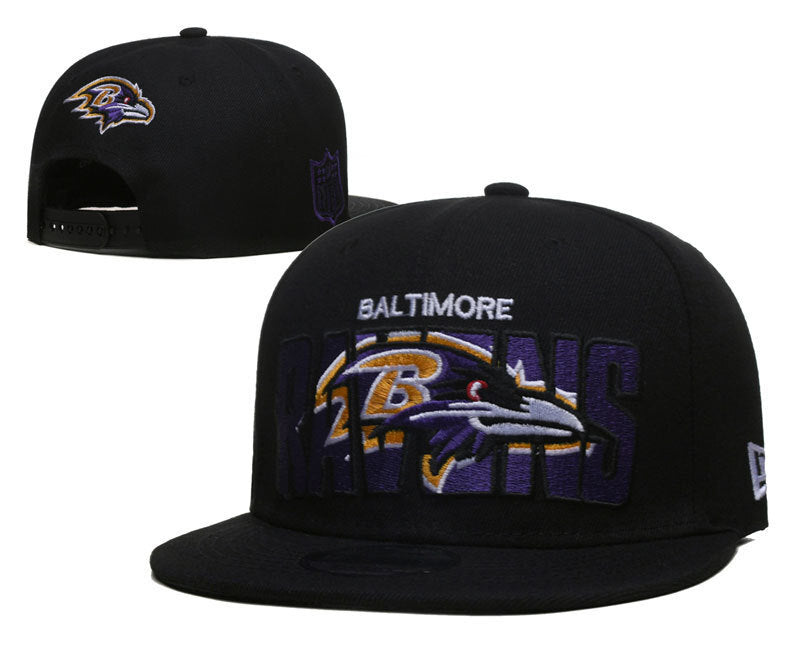 Baltimore Ravens Black Snapback Cap