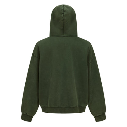 370GSM Pigment Dyed Fleece Boxy Hoodie