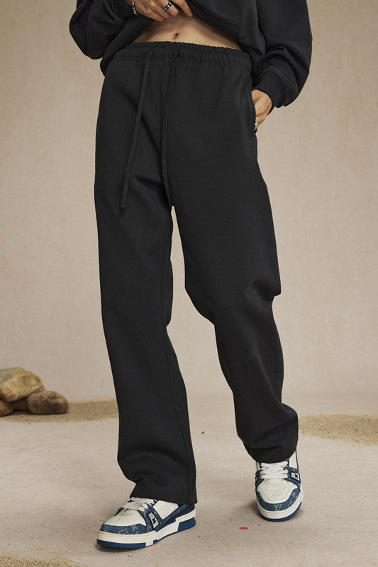 430GSM French Terry Solid Color Sweatpants