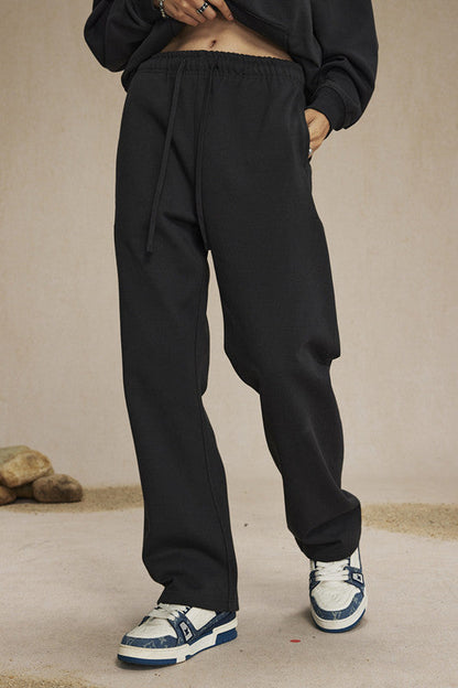 430GSM French Terry Solid Color Sweatpants