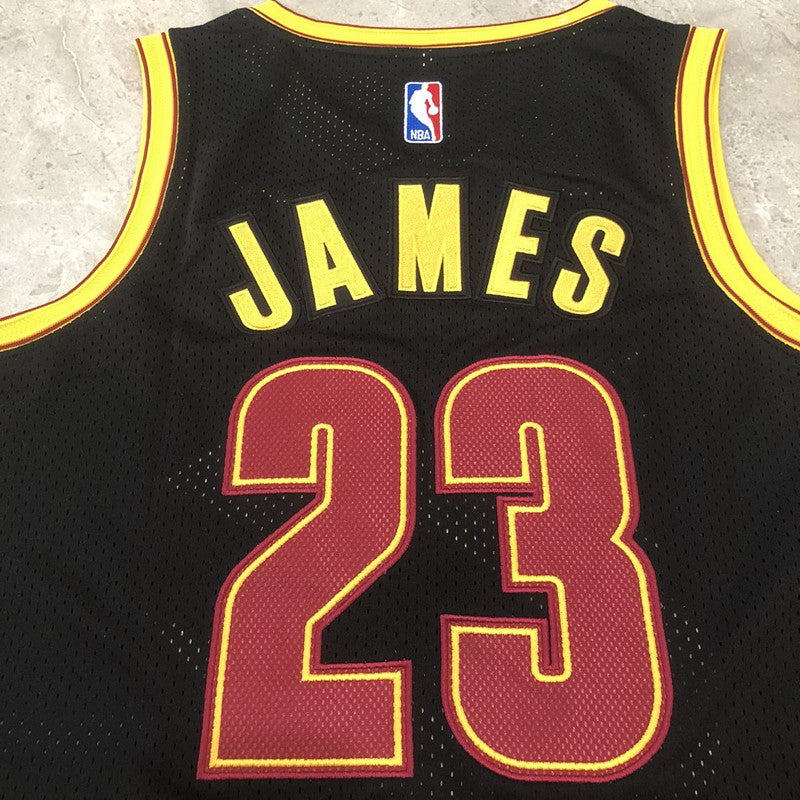 Cleveland Cavaliers LeBron James #23 Throwback Jersey - Dense Embroidery