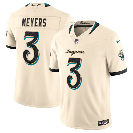 Men's Jakobi Meyers Jacksonville Jaguars #3 Rivalries Collection Limited Jersey