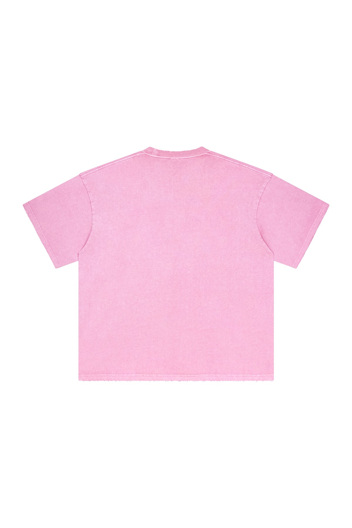 250GSM Distressed Pigment Dyed Washed Tee