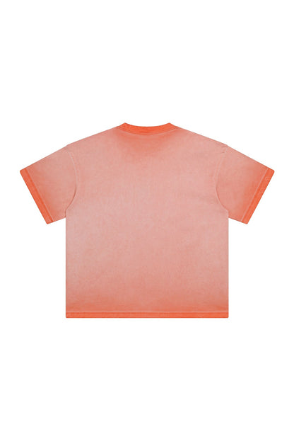 250GSM Double Stitch Sleeve Hem Washed Tee