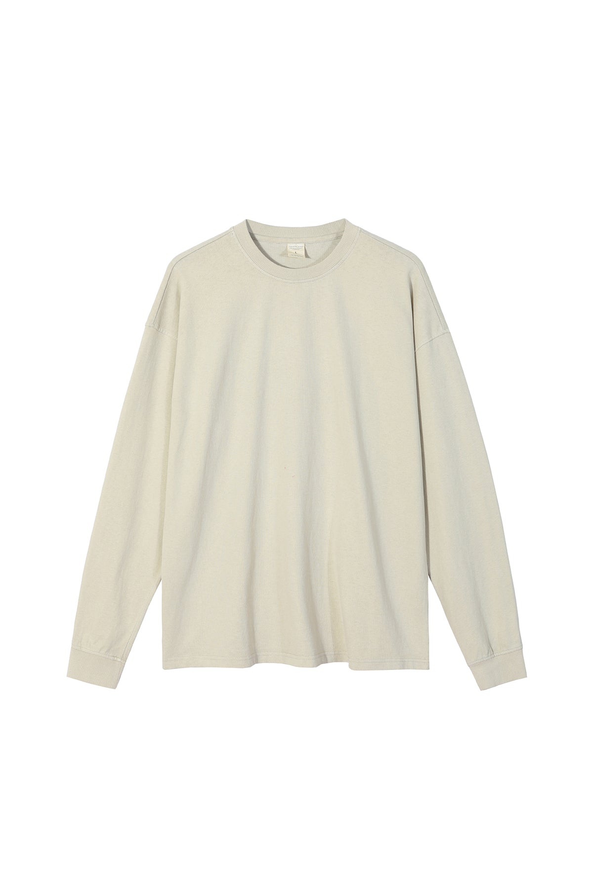 310GSM Pigment Dyed Washed Long Sleeve Crew