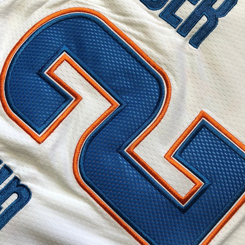 Oklahoma City Thunder Shai Gilgeous-Alexander #2 White Throwback Jersey - Dense Embroidery