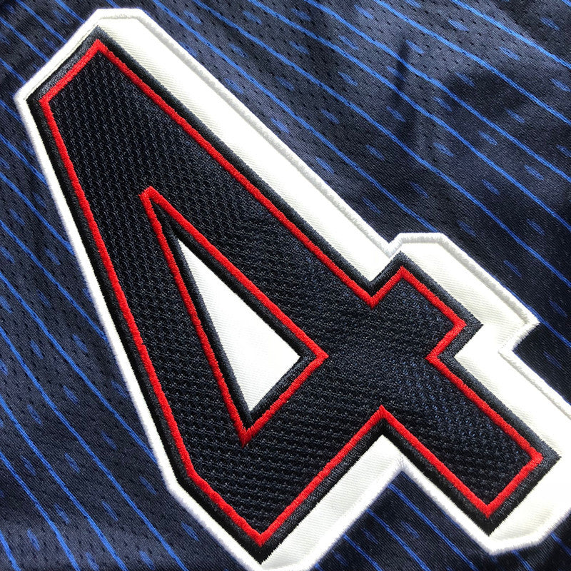 USA Basketball Team Stephen Curry #4 blue Throwback Jersey -  Dense Embroidery