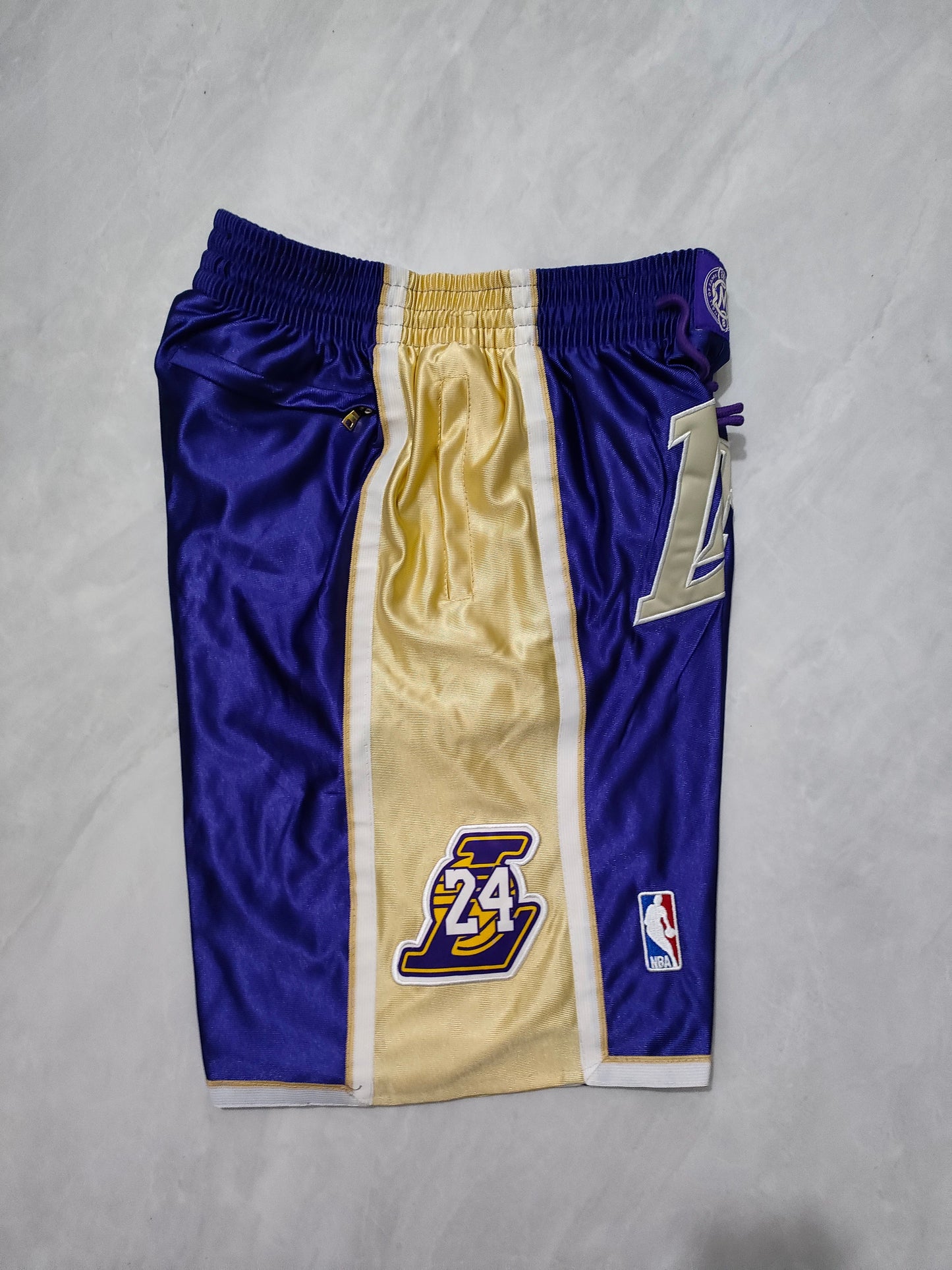 Los Angeles Lakers Kobe Hall of Fame Purple Pocket Shorts