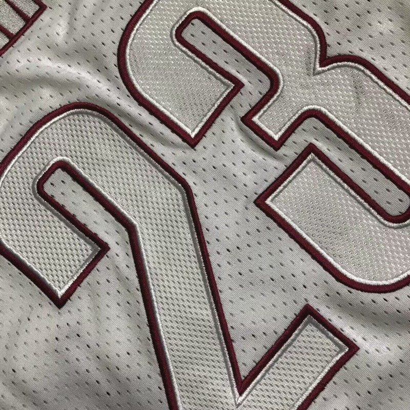 Cleveland Cavaliers LeBron James #23 All-white Throwback Jersey - Dense Embroidery