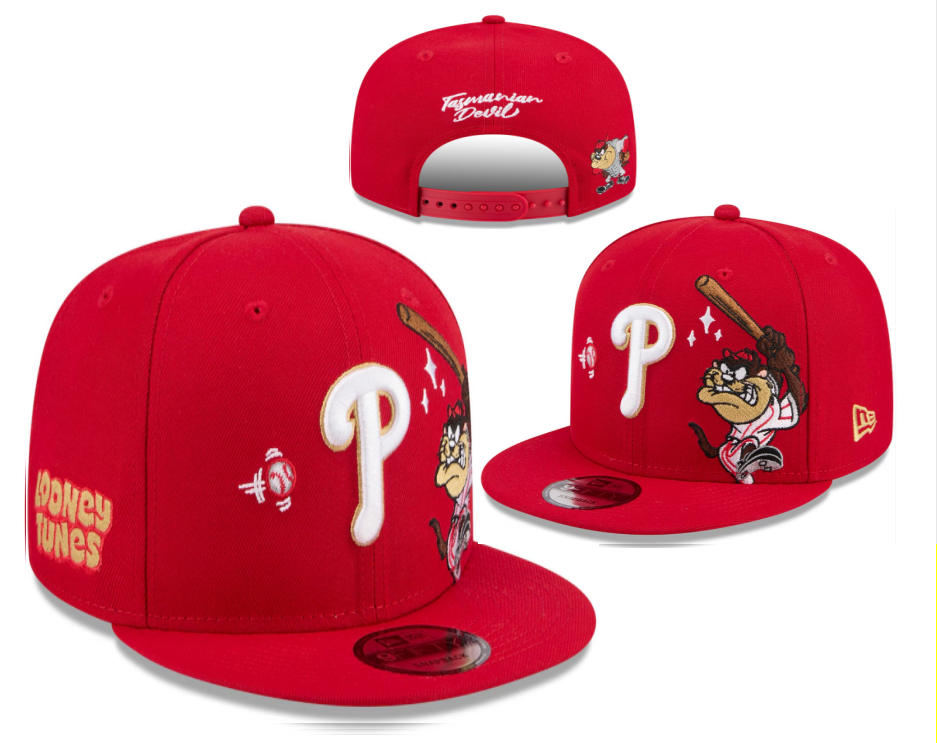 Philadelphia Phillies Red Snapback Cap