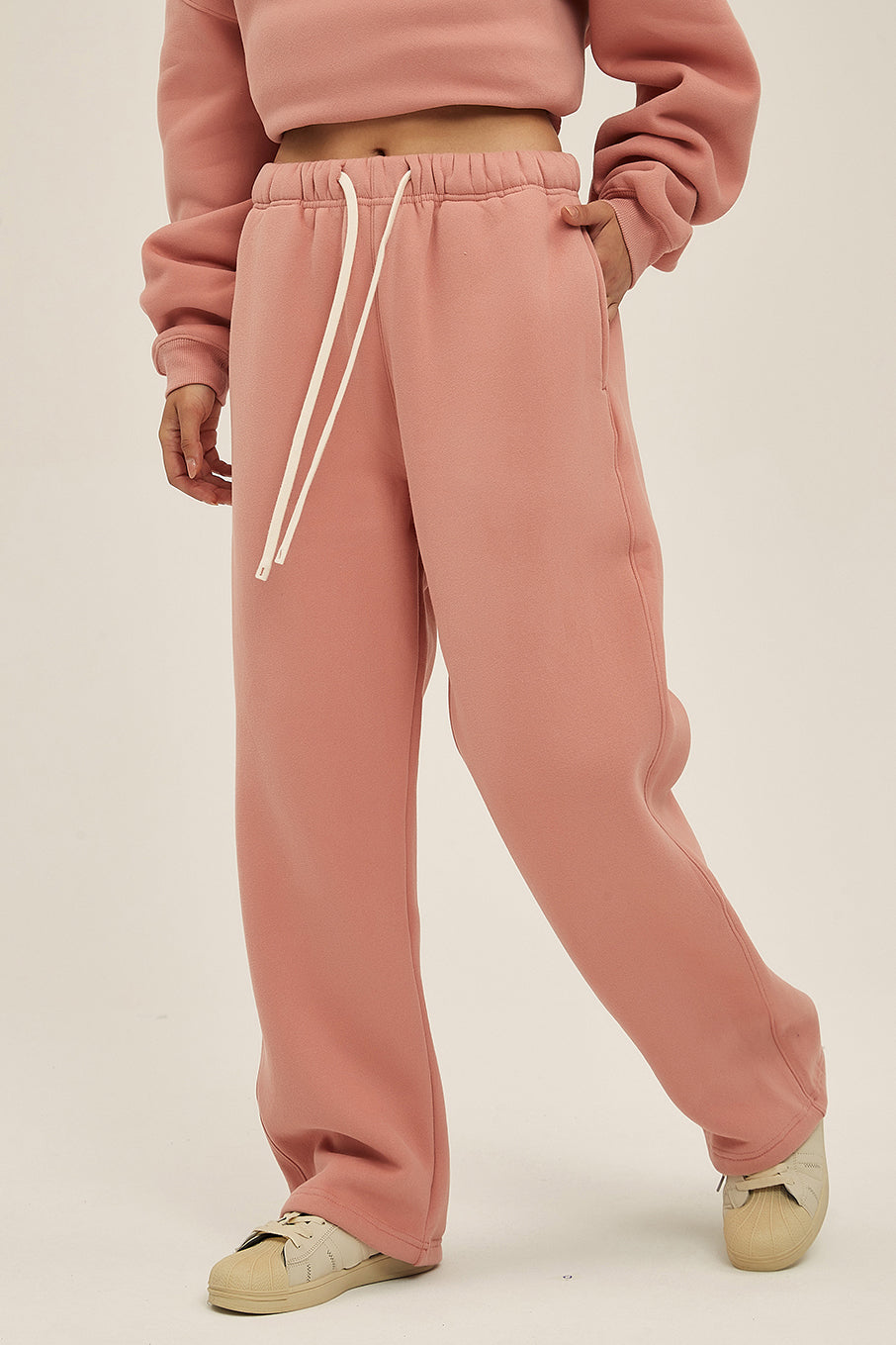 350GSM Relaxed Solid Color Sweatpants