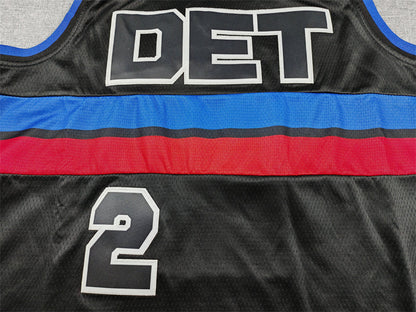 Detroit Pistons Cade Cunningham #2 City Edition Swingman Jersey ！ Embroidered