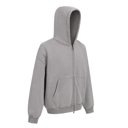 370GSM Pigment Dyed Fleece Boxy Hoodie