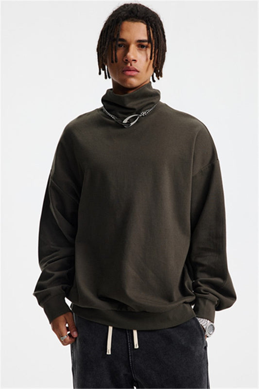 305GSM High Collar Sweatshirt