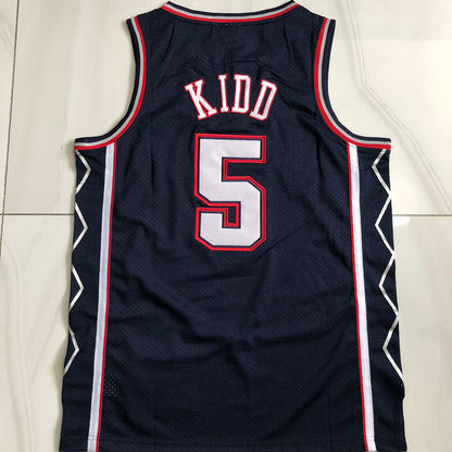 Brooklyn Nets Jason Kidd #5 2006 Throwback Jersey - Dense Embroidery