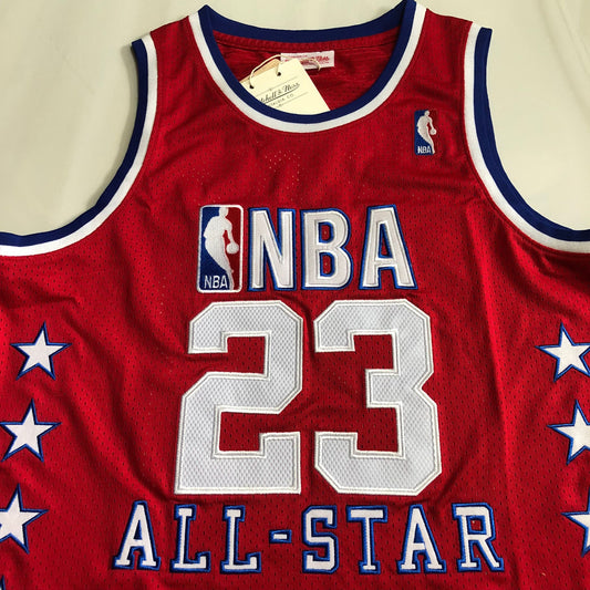 All-Star Michael Jordan #23 red Throwback Jersey - Dense Embroidery