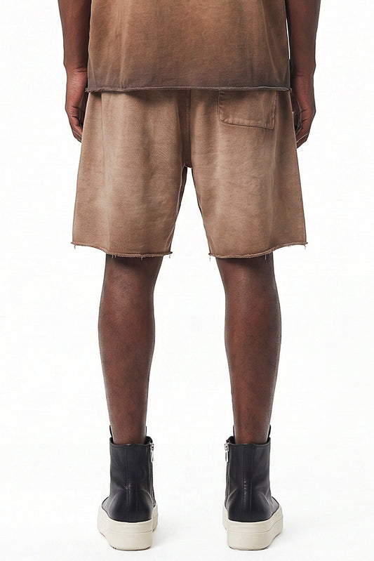 320GSM Distressed Sun Fade Shorts