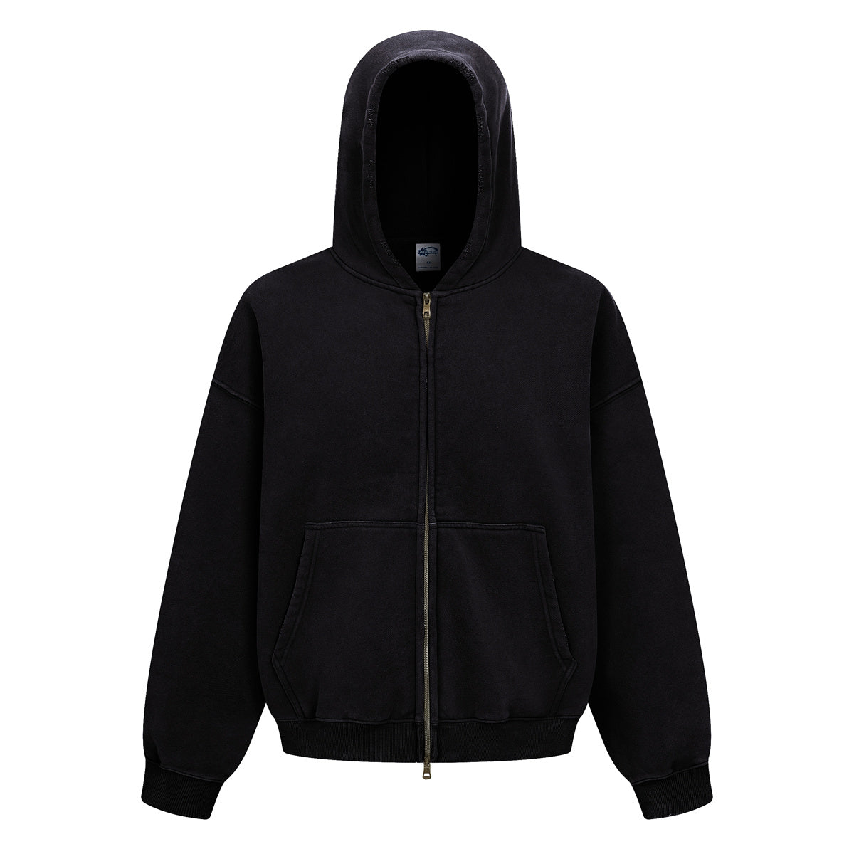 370GSM Pigment Dyed Fleece Boxy Hoodie