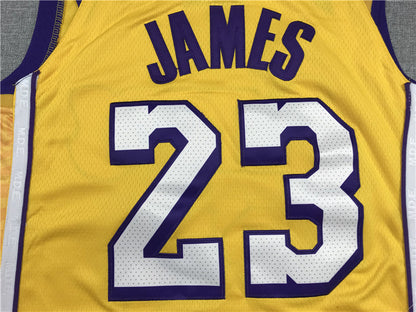 LeBron James Los Angeles Lakers #23 City Edition Swingman Set ― Embroidered