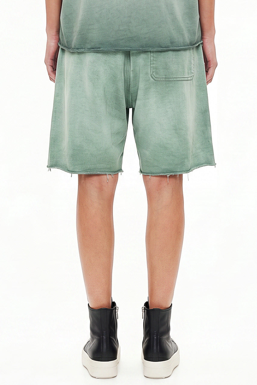 320GSM Distressed Sun Fade Shorts