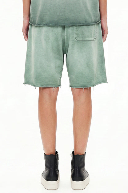 320GSM Distressed Sun Fade Shorts