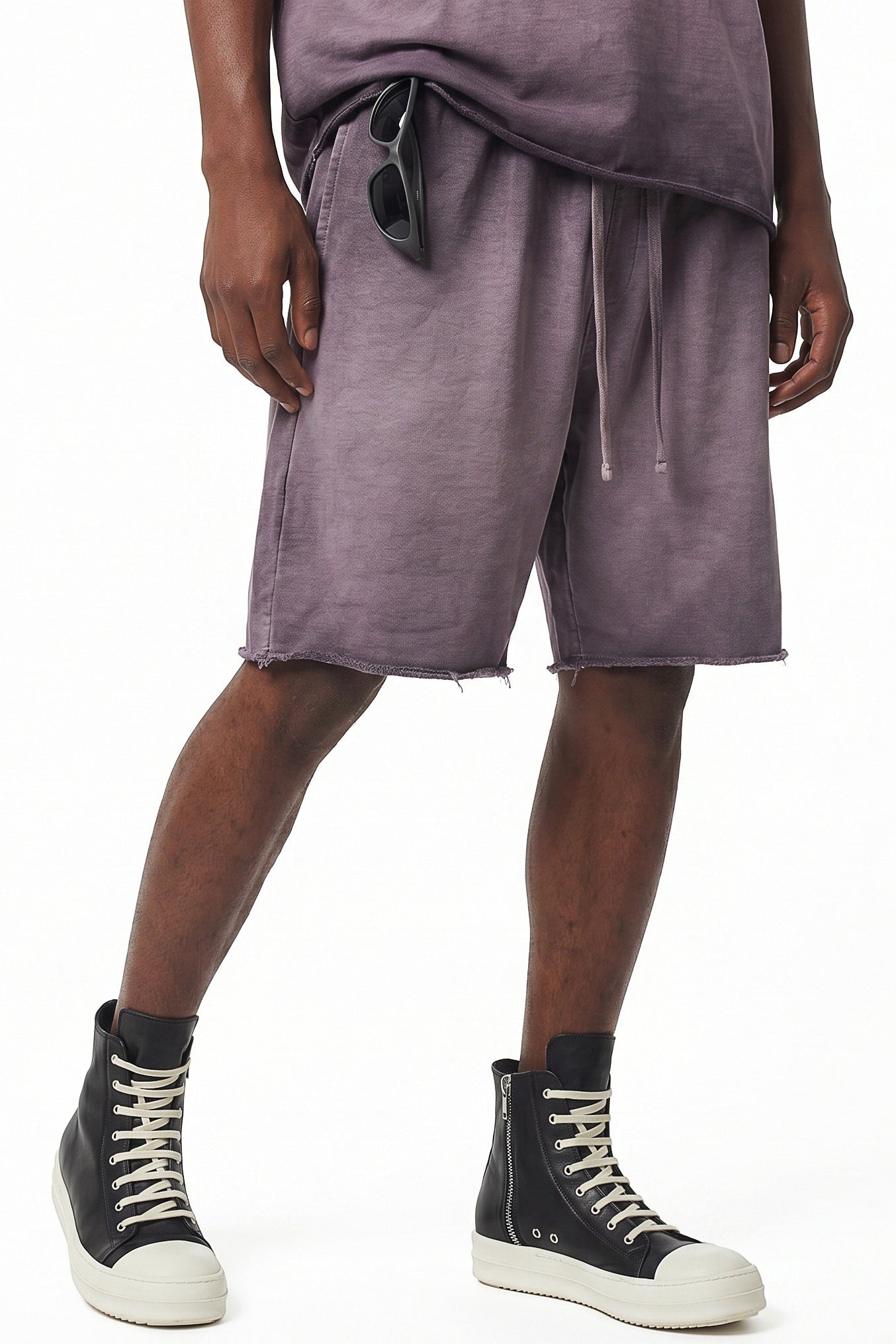 320GSM Distressed Sun Fade Shorts