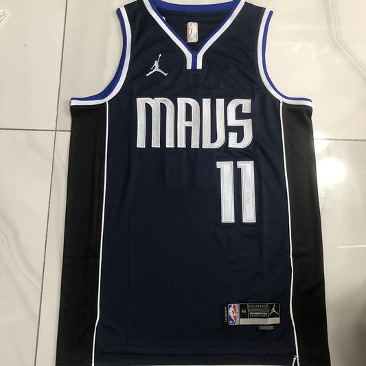 Dallas Mavericks Kyrie Irving #11 blue Throwback Jersey - Dense Embroidery