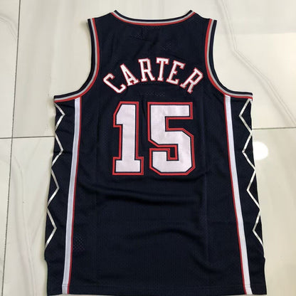 Brooklyn Nets Vince Carter #15 2006 Throwback Jersey - Dense Embroidery