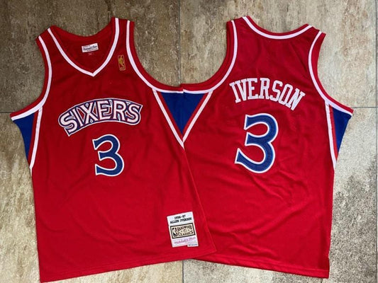 Allen Iverson Philadelphia 76ers Throwback Jersey