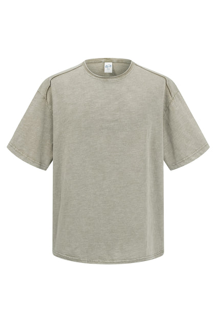 245GSM Slub Cotton Distressed Tee
