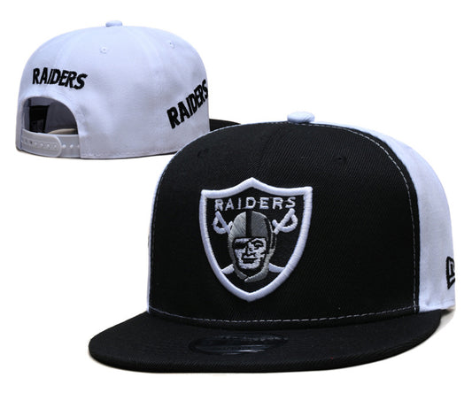 Las Vegas Raiders Black & White Snapback Cap