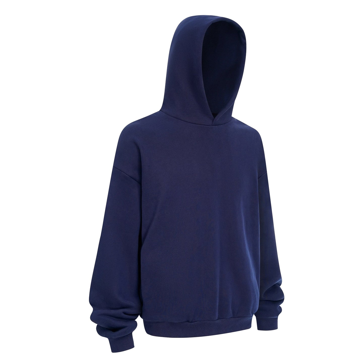 430GSM Boxy Fit Fleece Solid Color Hoodie