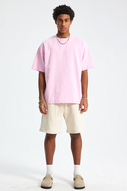 275GSM Pigment Dyed Light Washed Tee
