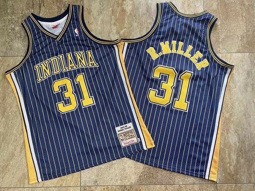 Reggie Miller Indiana Pacers Throwback Jersey