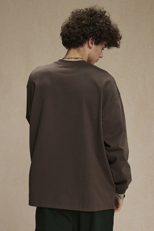 385GSM Oversized Long Sleeve Crew
