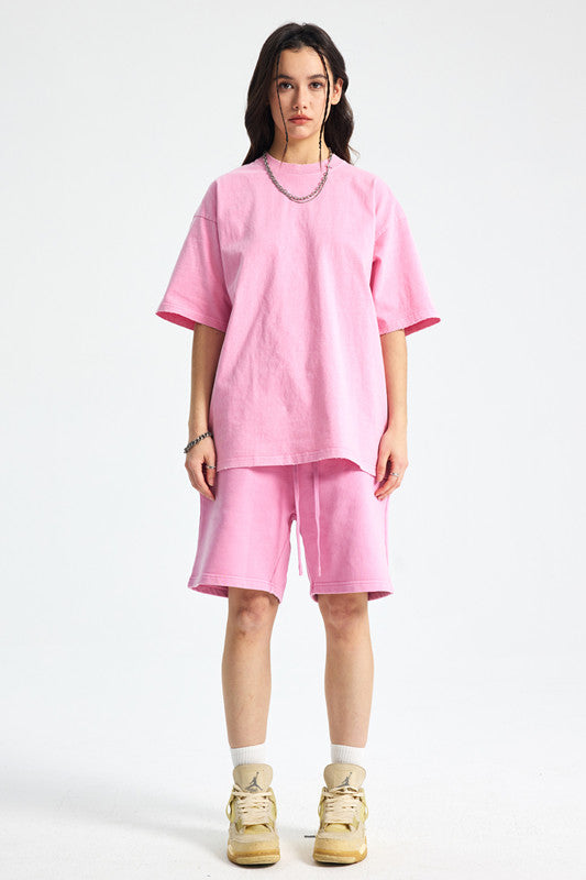 420GSM Pigment Dyed Washed Short