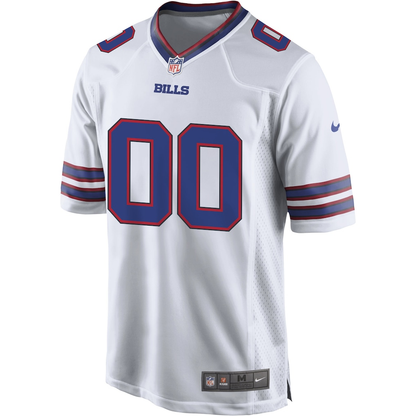 Custom Buffalo Bills White Game Jersey