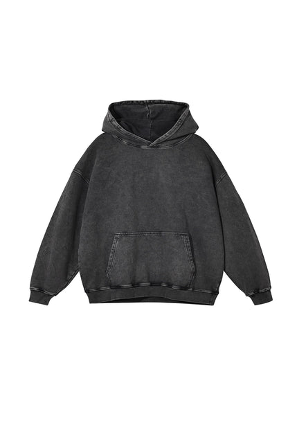 100% Cotton 420GSM Washed Vintage Hoodie