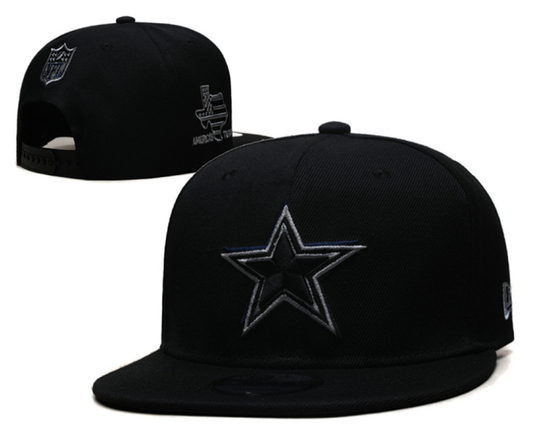 Dallas Cowboys Black Snapback Cap