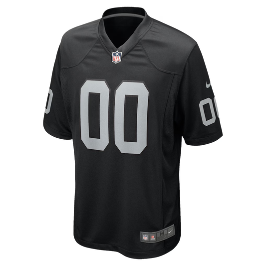 Custom Las Vegas Raiders Black Game Jersey