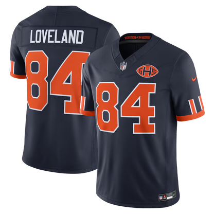 Men's Colston Loveland Chicago Bears #84 Rivalries Collection Limited Jersey