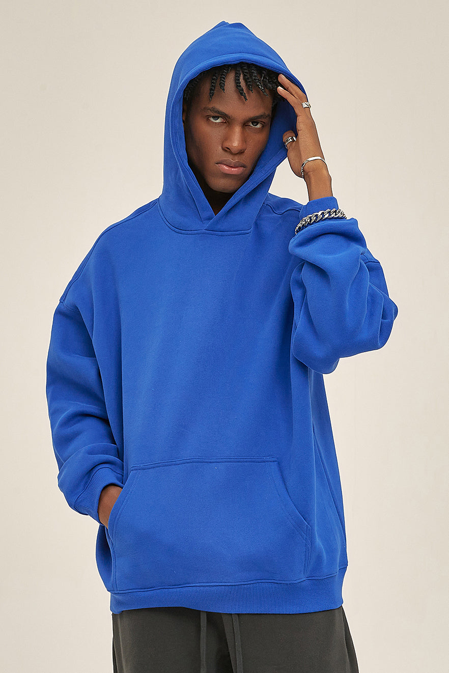 350GSM Fleece Solid Color Hoodie